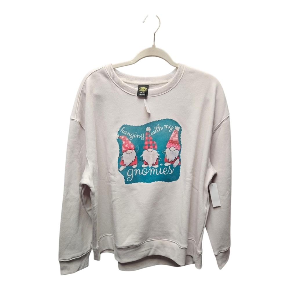 Athletic Works White Gnome Sweatshirt